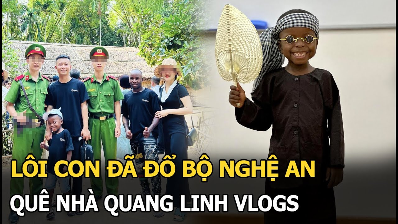 Lôi Con đã đổ bộ Nghệ An, quê nhà Quang Linh Vlogs