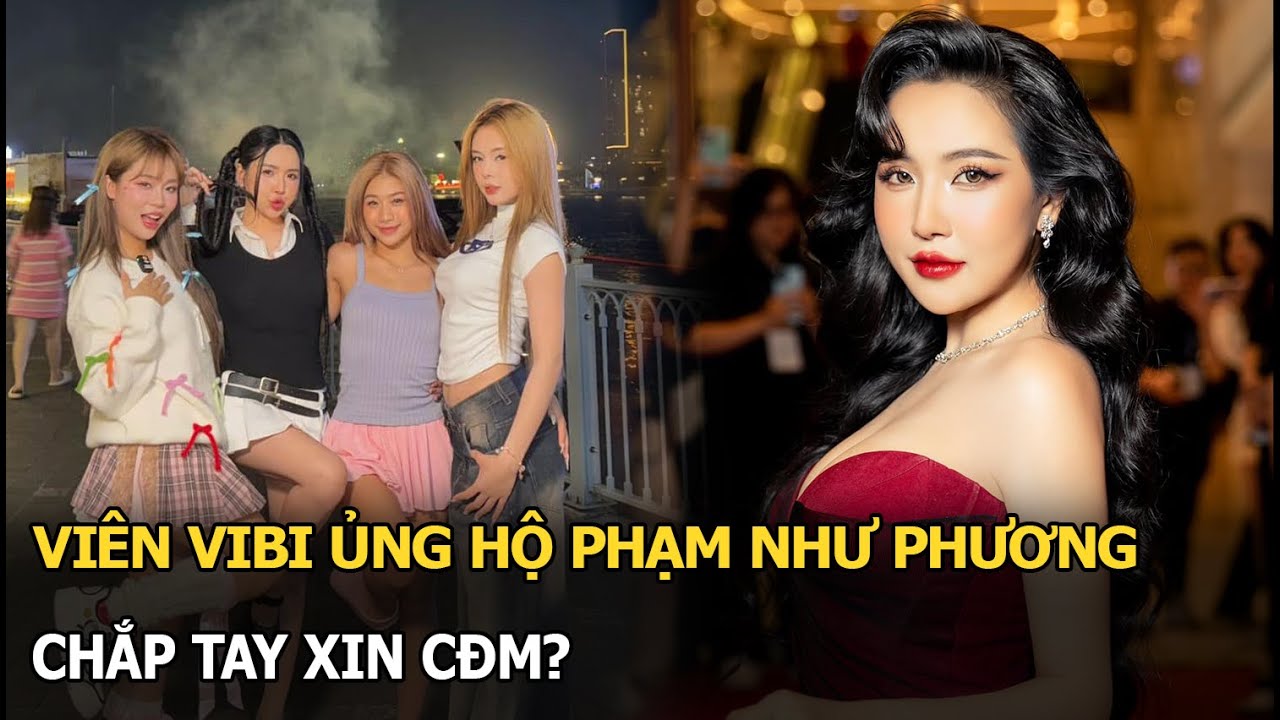 Viên Vibi ngầm ủng hộ Louis Phạm, chắp tay xin CĐM