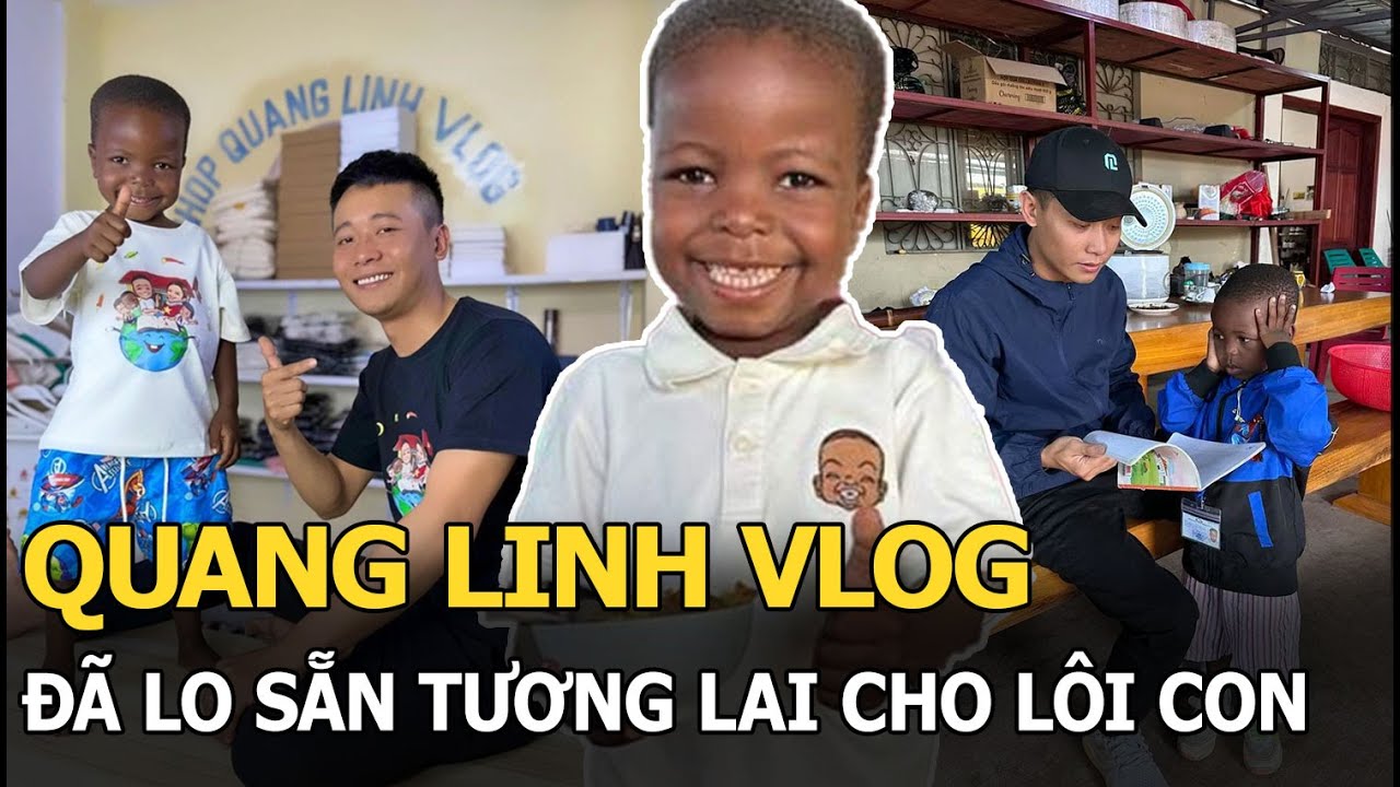 Quang Linh Vlog đã lo sẵn tương lai cho Lôi con