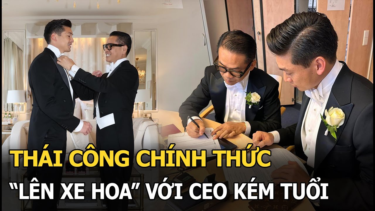 Thái Công lên xe hoa với bạn trai CEO ở tuổi 52