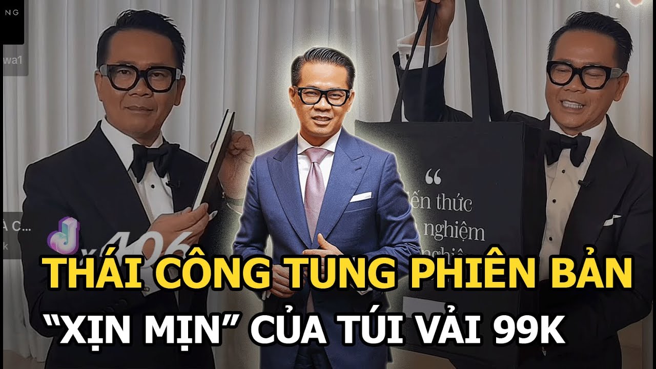 Thái Công tung phiên bản "xịn mịn" của túi vải 99k