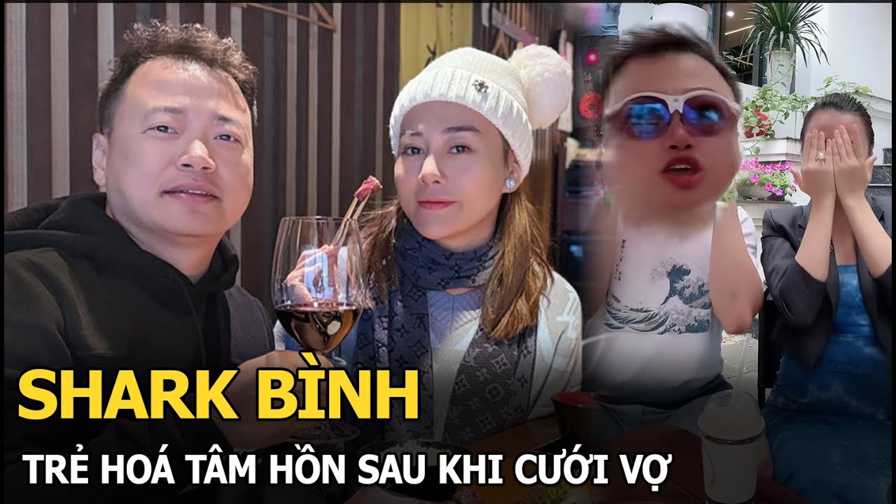 Shark Bình như trẻ hoá tâm hồn sau khi cưới, Phương Oanh lần đầu lộ bụng bầu