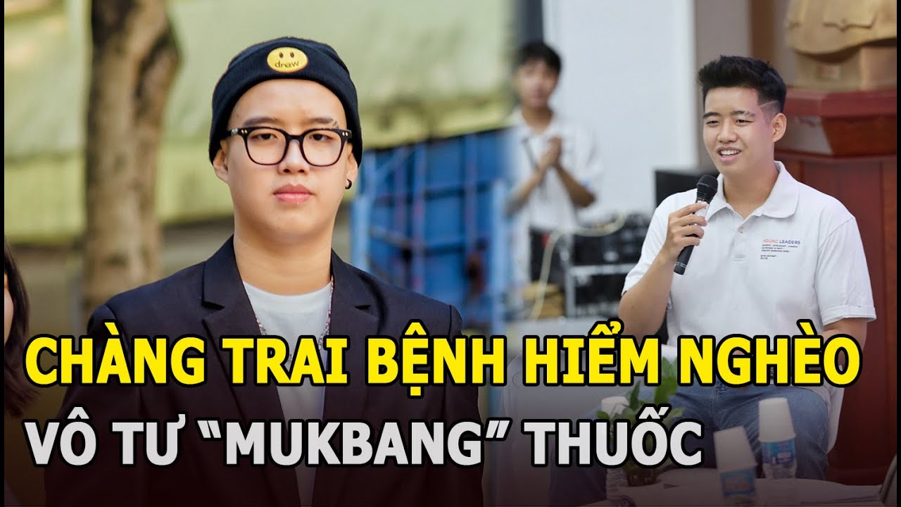 Chàng trai bệnh hiểm nghèo vô tư "mukbang" thuốc