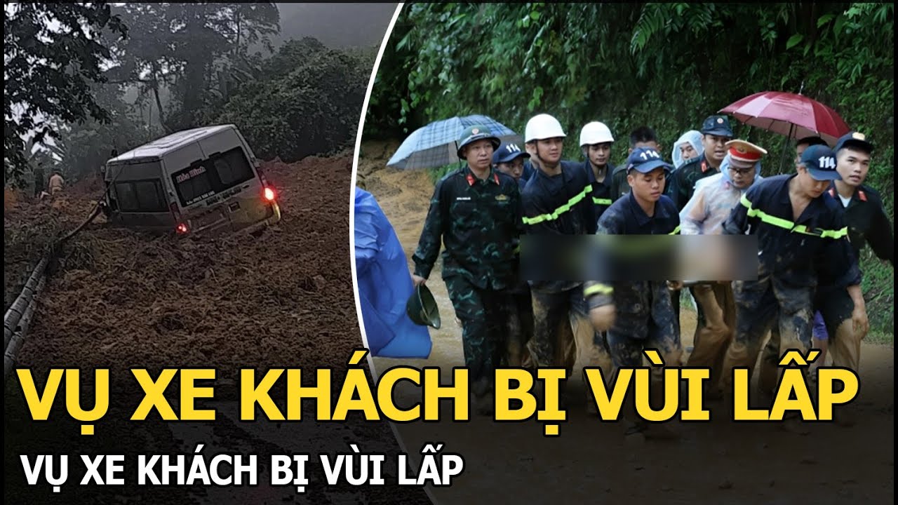 Vụ xe khách bị vùi lấp: tăng số người thương vong