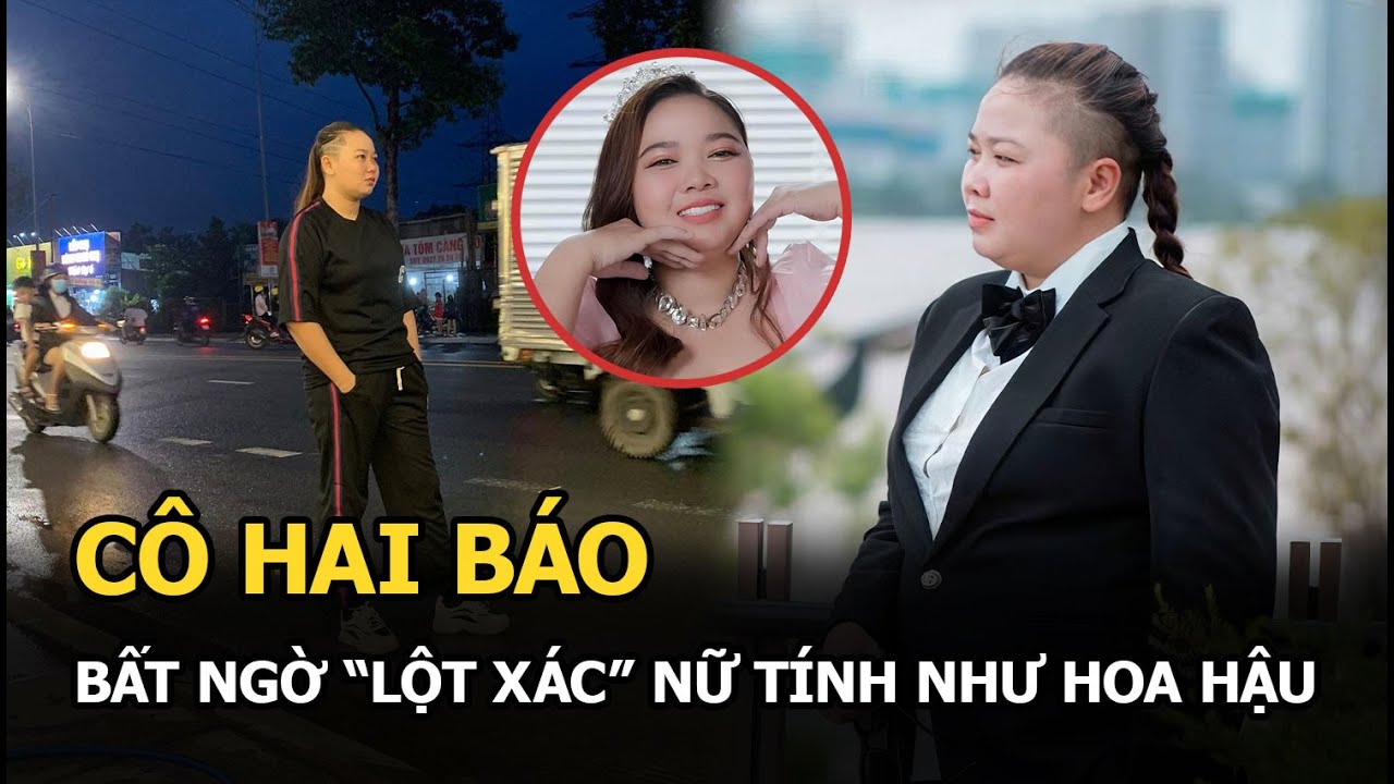 Cô Hai Báo bất ngờ “lột xác” nữ tính: Diện váy hồng gợi cảm, đội vương miện, khiến netizen há hốc