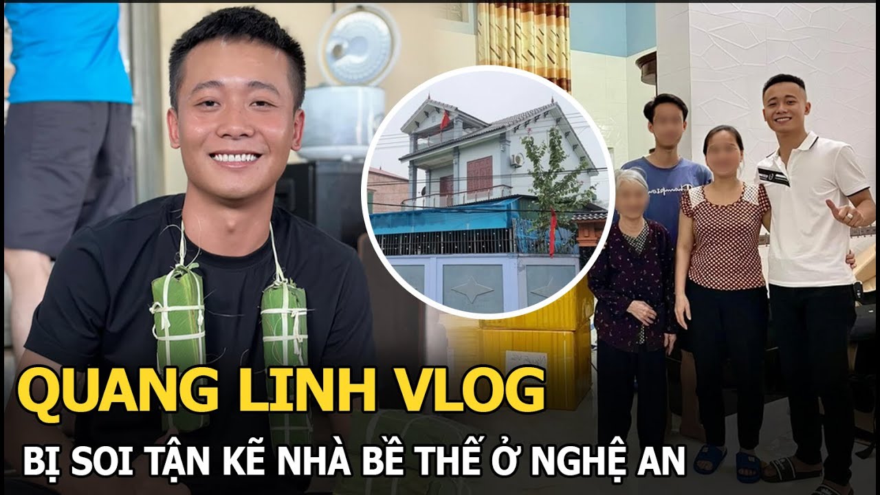 Quang Linh Vlog bị soi tận kẽ nhà bề thế ở Nghệ An