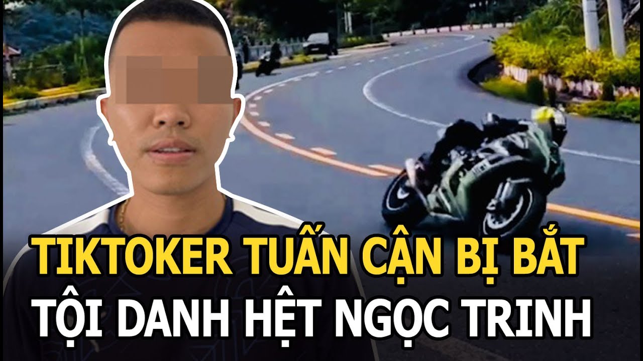 TikToker Tuấn ‘Cận’ bị khởi tố, hãi hùng cảnh tượng lái xe bốc đầu 300km/h, CĐM so sánh Ngọc Trinh