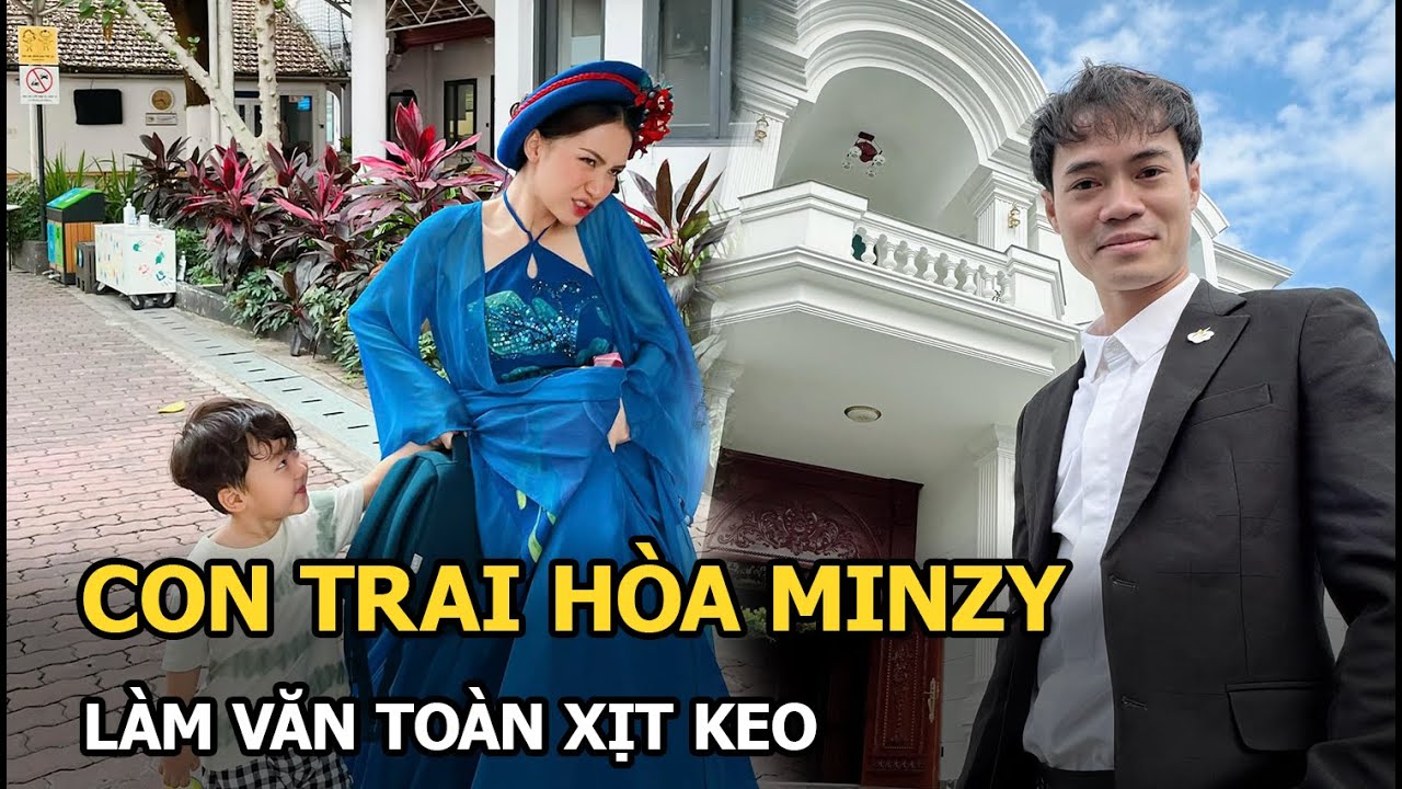 Con trai Hòa Minzy làm Văn Toàn xịt keo