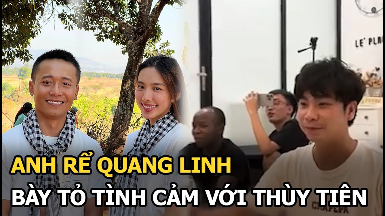 Anh rể Quang Linh bày tỏ tình cảm với Thuỳ Tiên