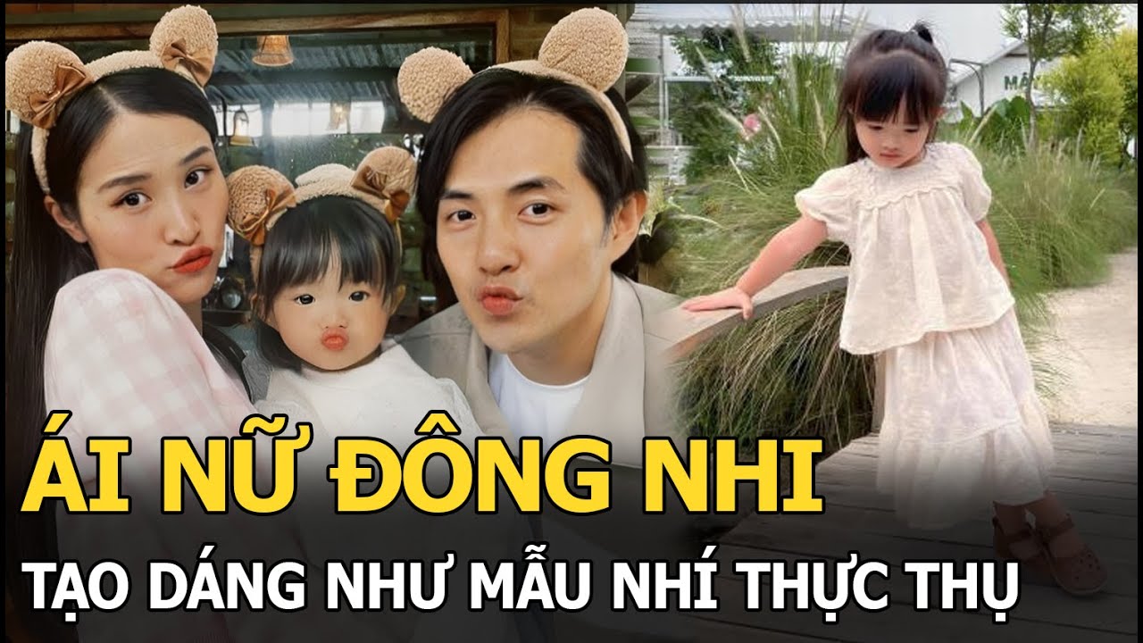 Ái nữ nhà Đông Nhi gây sốt khi tạo dáng như mẫu nhí thực thụ, dân tình còn thích thú vì 1 điều?