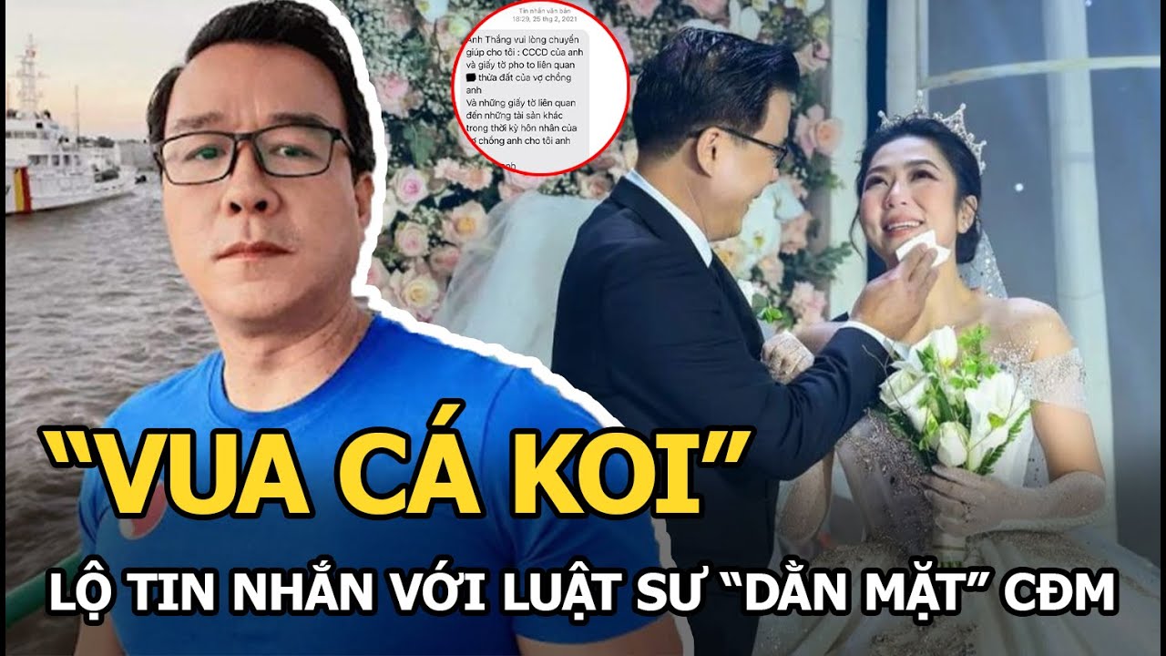 “Vua cá Koi” lộ tin nhắn với luật sư “dằn mặt” CĐM, bênh chằm chặp vợ sau khỏi tin đồn “tiểu tam”