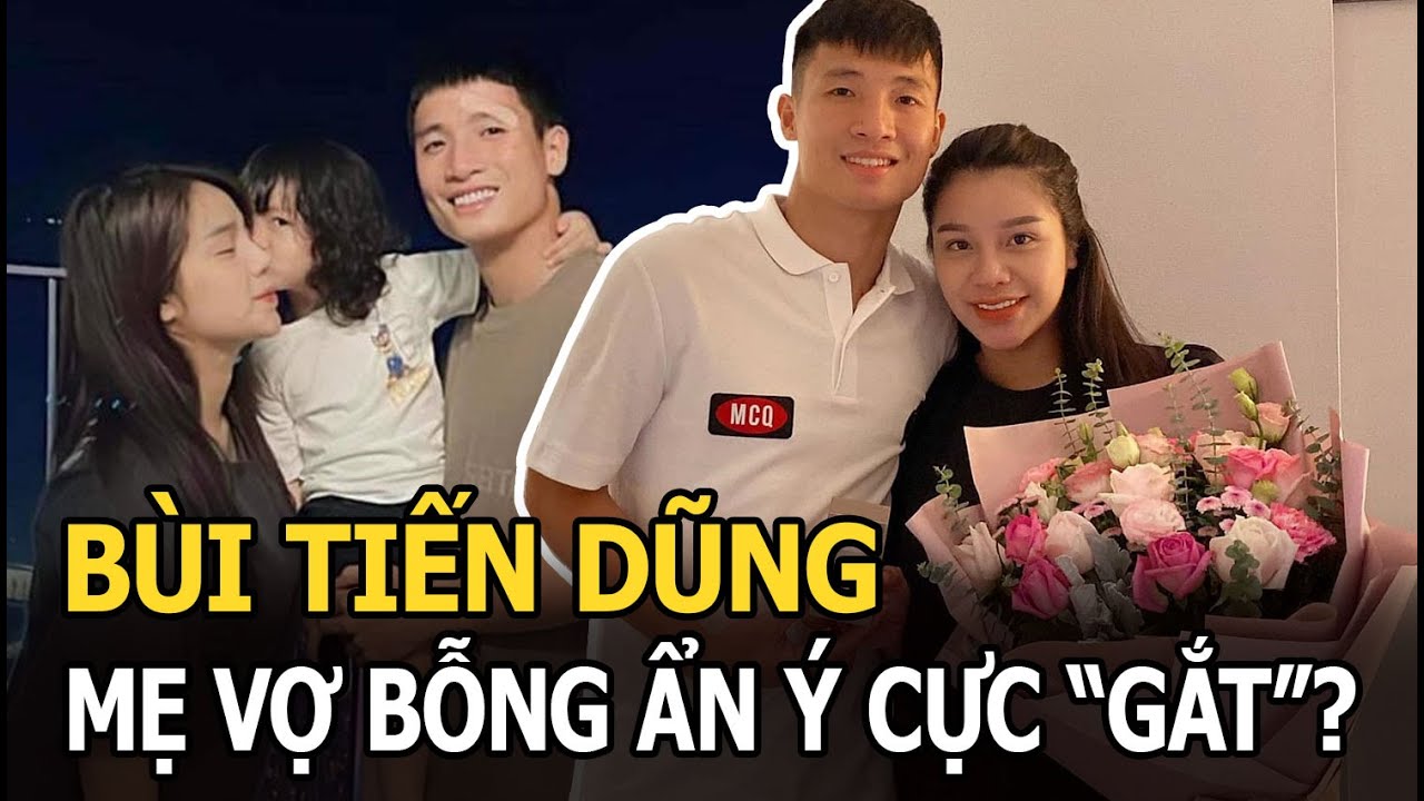 Bùi Tiến Dũng xuất hiện cùng vợ con với vết thương trên đầu, mẹ vợ bỗng ẩn ý cực “gắt”?