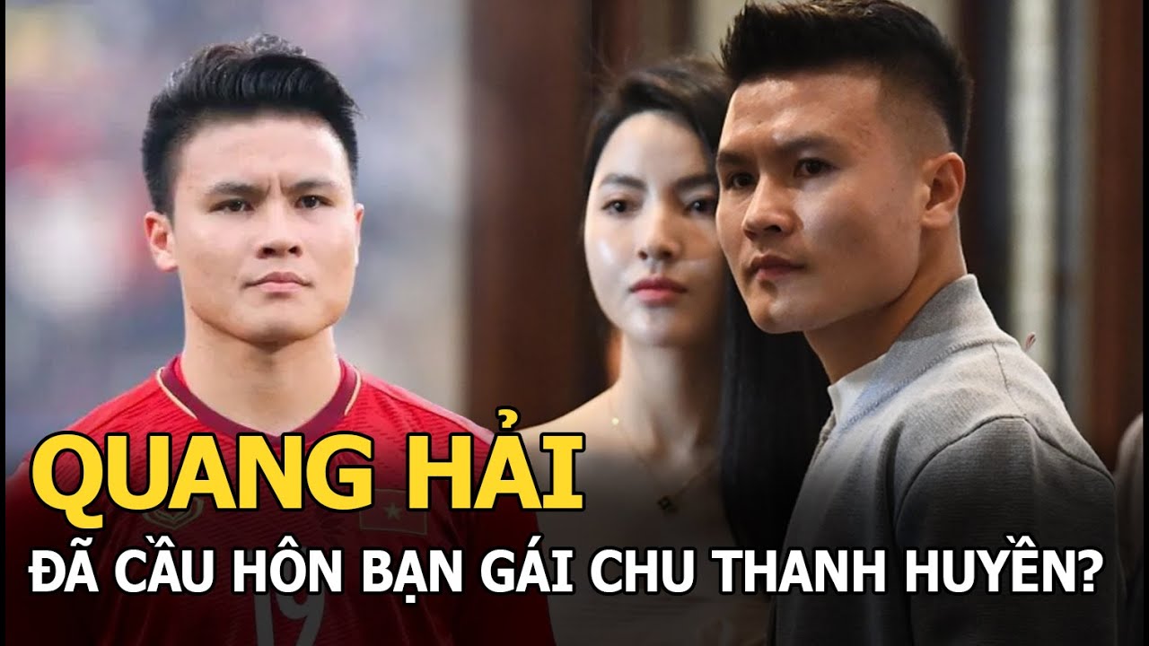 Quang Hải “xin vía” thành công tại đám cưới Văn Hậu, đã cầu hôn bạn gái Chu Thanh Huyền?