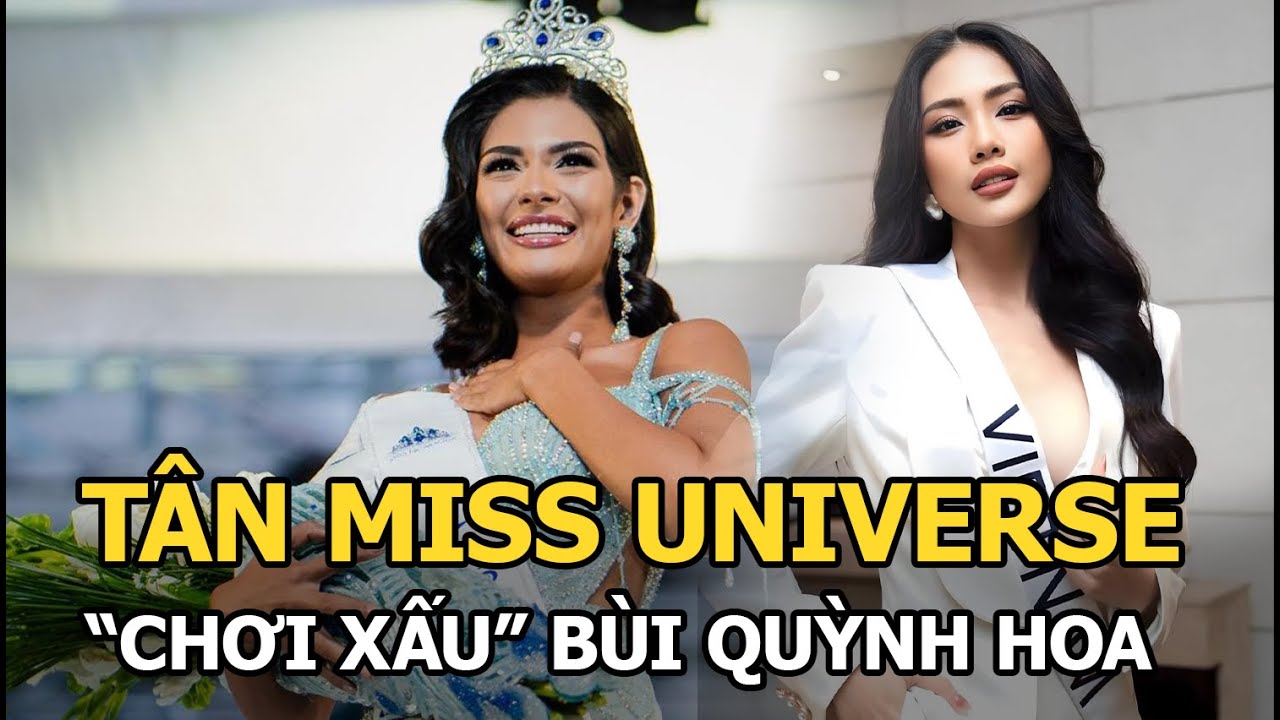 Tân Miss Universe vừa đăng quang đã làm việc chấn động, phân biệt đối xử chơi xấu với Bùi Quỳnh Hoa