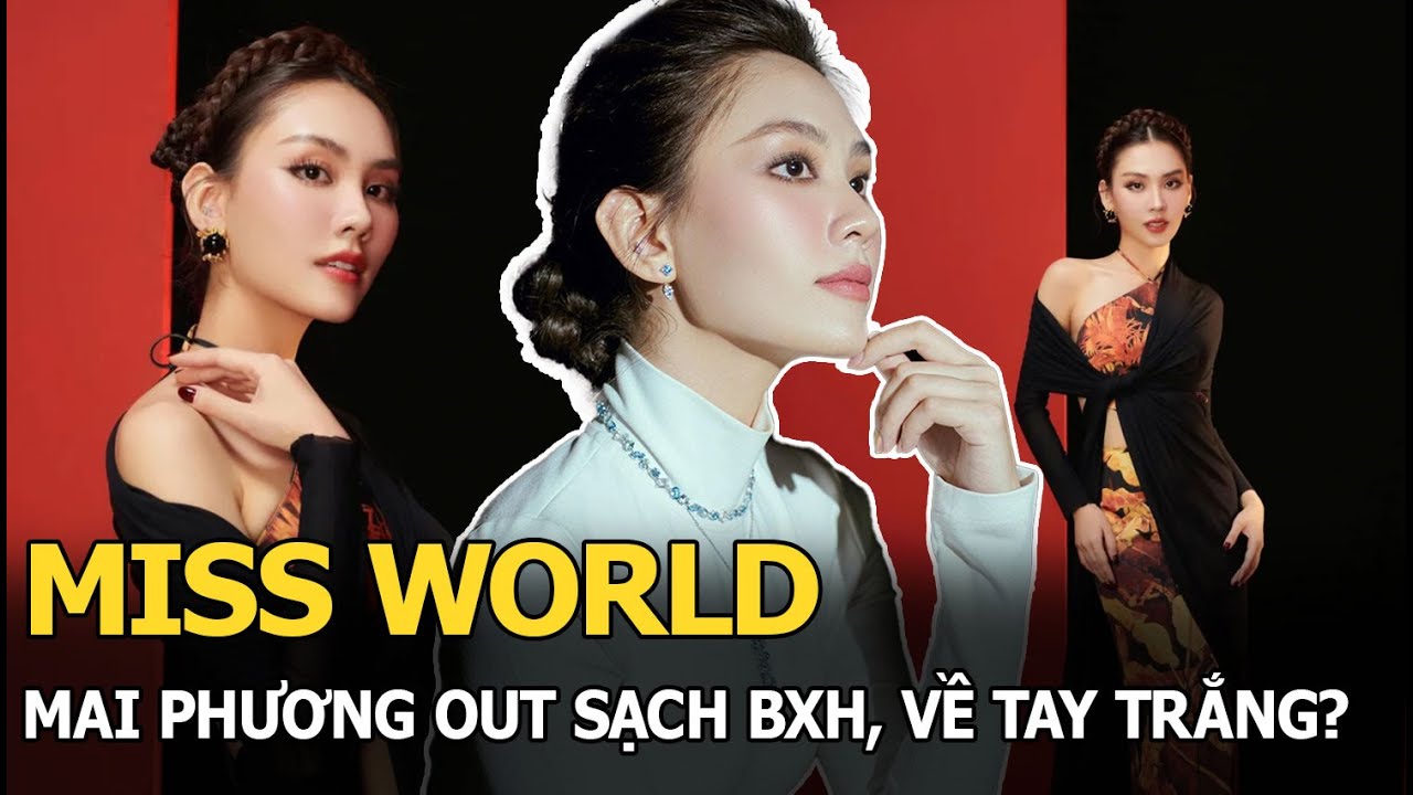 Miss World: Mai Phương out sạch BXH, về tay trắng?