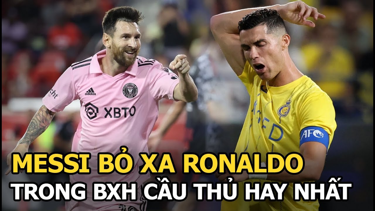 Messi nhận tin buồn, tụt 9 bậc trong BXH cầu thủ hay nhất thế giới nhưng vẫn hơn Ronaldo