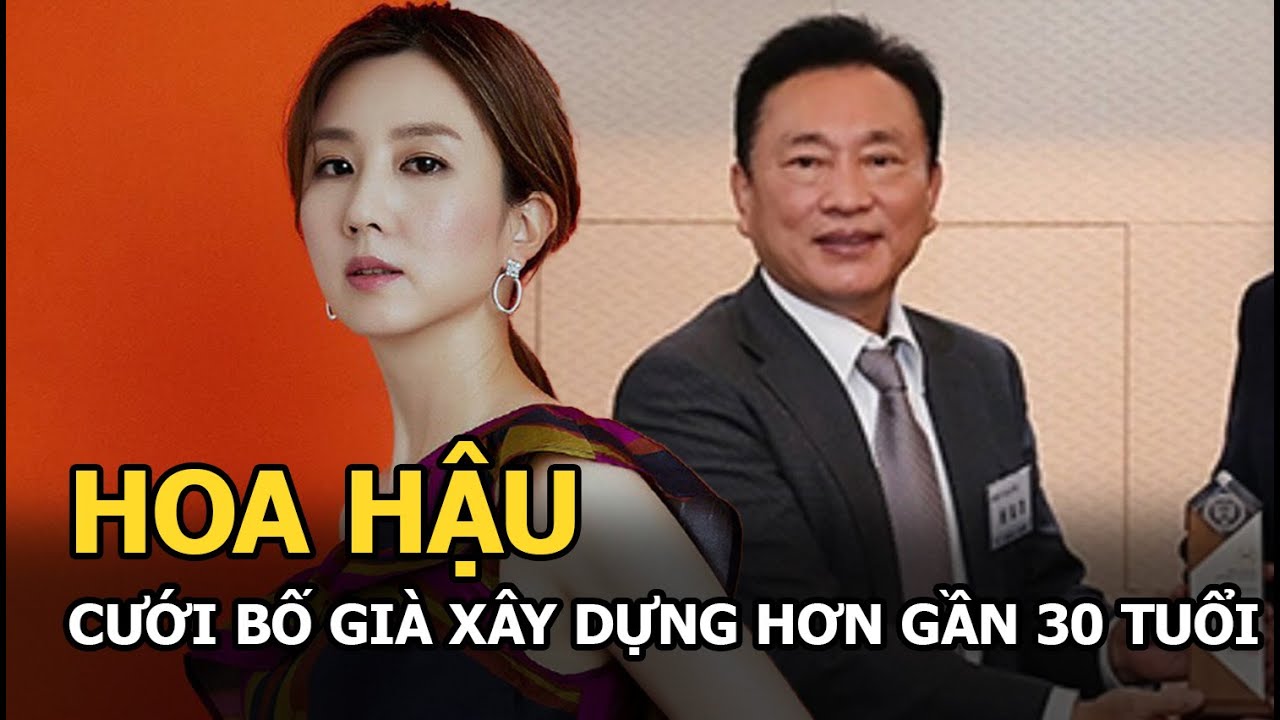 Hoa hậu Hàn cưới bố già xây dựng hơn gần 30 tuổi