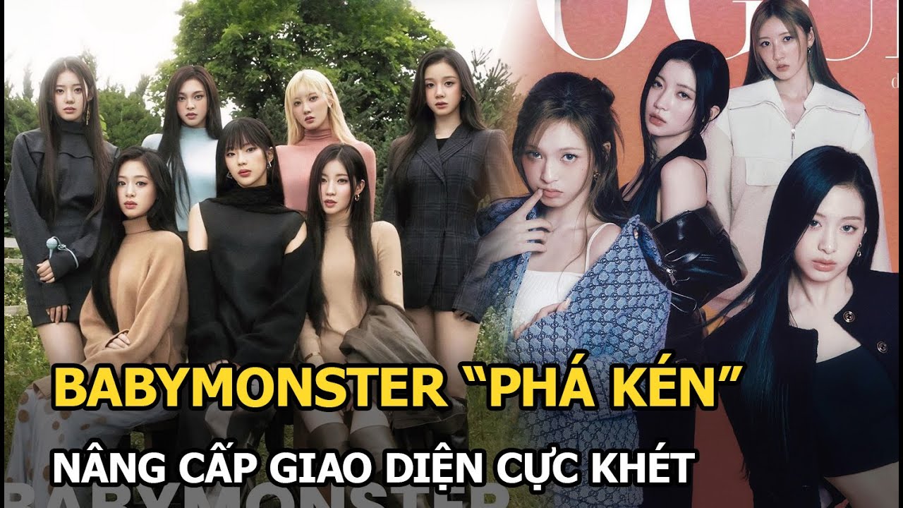 BABYMONSTER “phá kén” nâng cấp giao diện cực khét