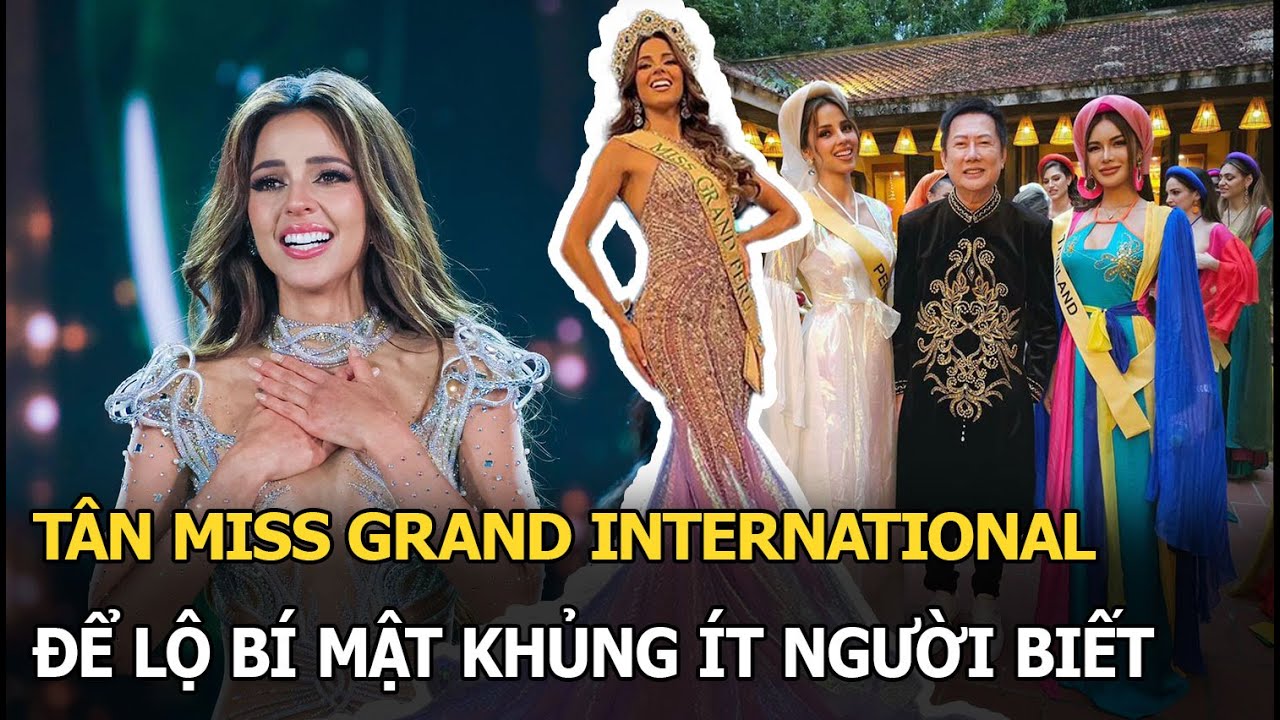 Tân Miss Grand International để lộ bí mật khủng ít người biết, quá khứ lừng lẫy khiến Mr.Nawat “rén”