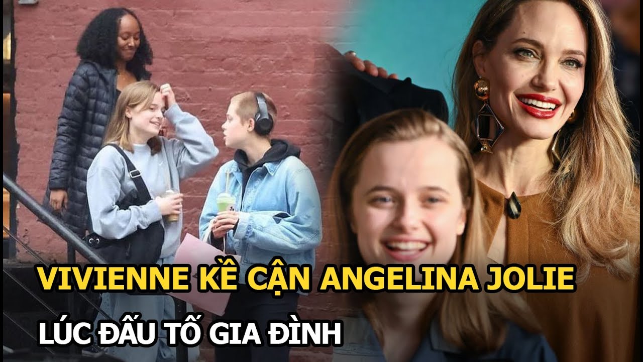 Vivienne kề cận Angelina Jolie lúc đấu tố gia đình