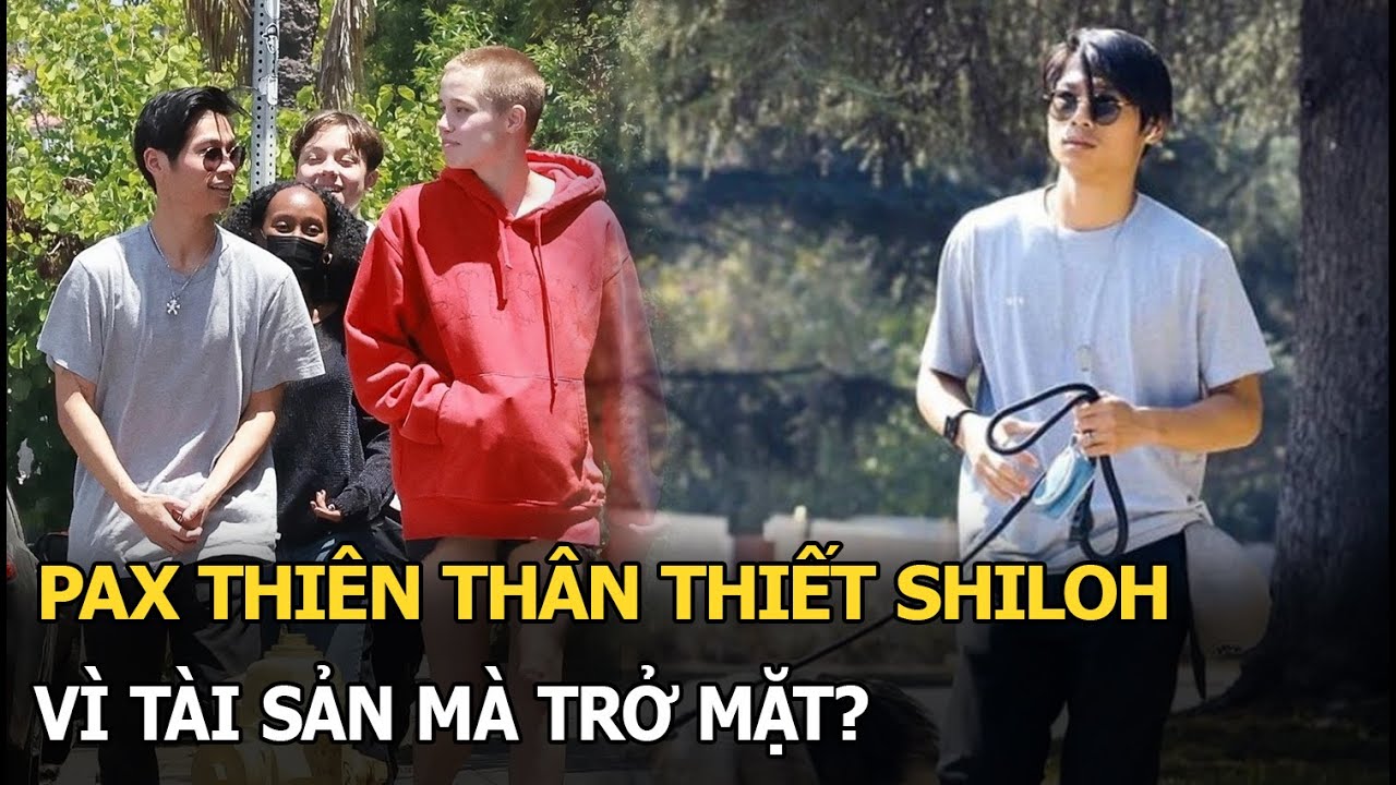 Pax Thiên thân thiết Shiloh, vì tài sản mà trở mặt?