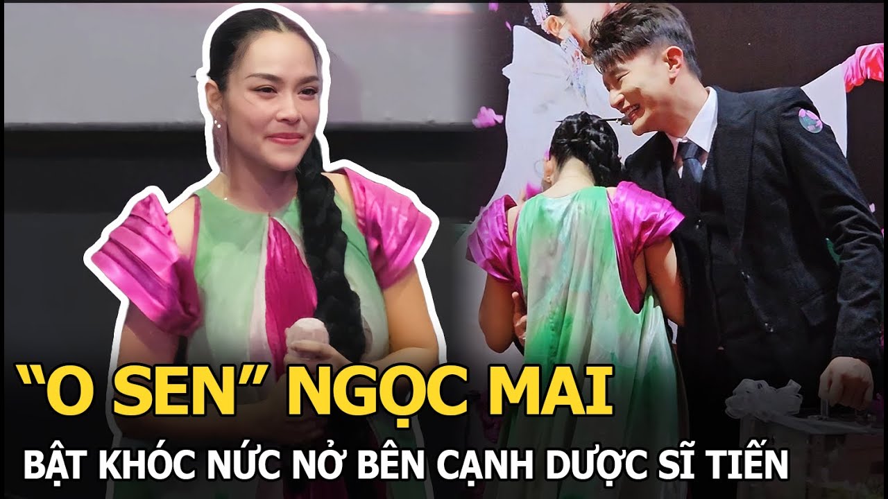 “O Sen” Ngọc Mai bật khóc nức nở bên cạnh Dược sĩ Tiến, phản ứng của đối phương gây chú ý