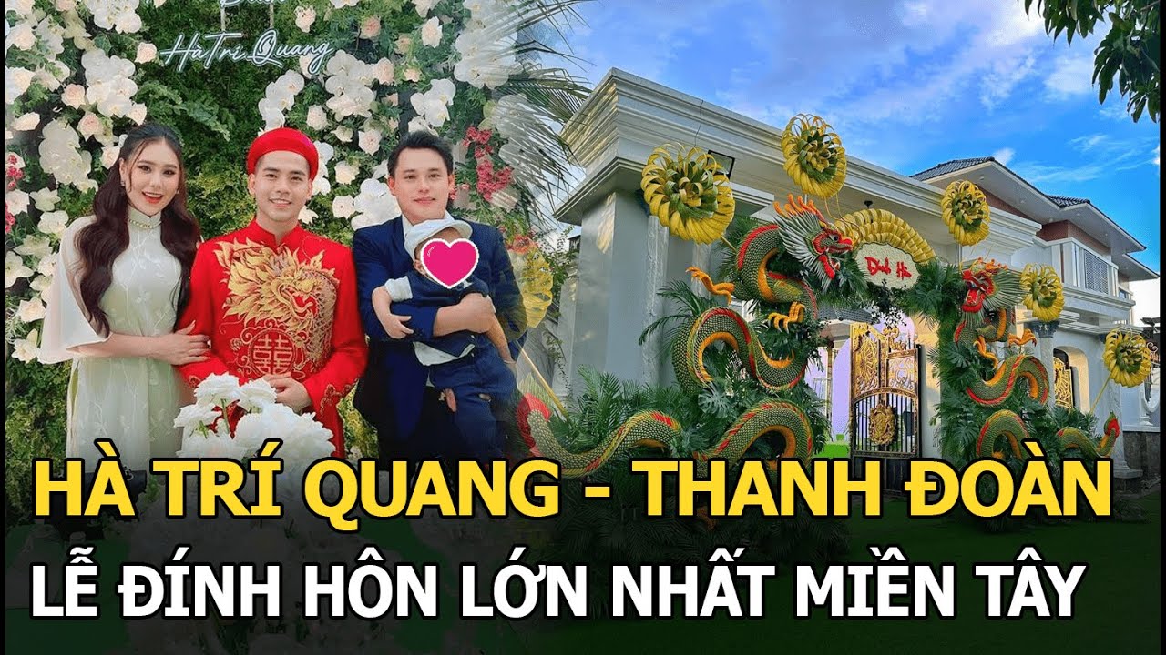 Lễ đính hôn đồng giới Hà Trí Quang - Thanh Đoàn lớn nhất miền Tây, dàn bê tráp toàn thứ dữ