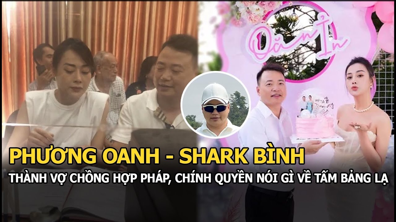 Phương Oanh - Shark Bình thành vợ chồng hợp pháp: Chính quyền địa phương nói gì về tấm bảng lạ lẫm?