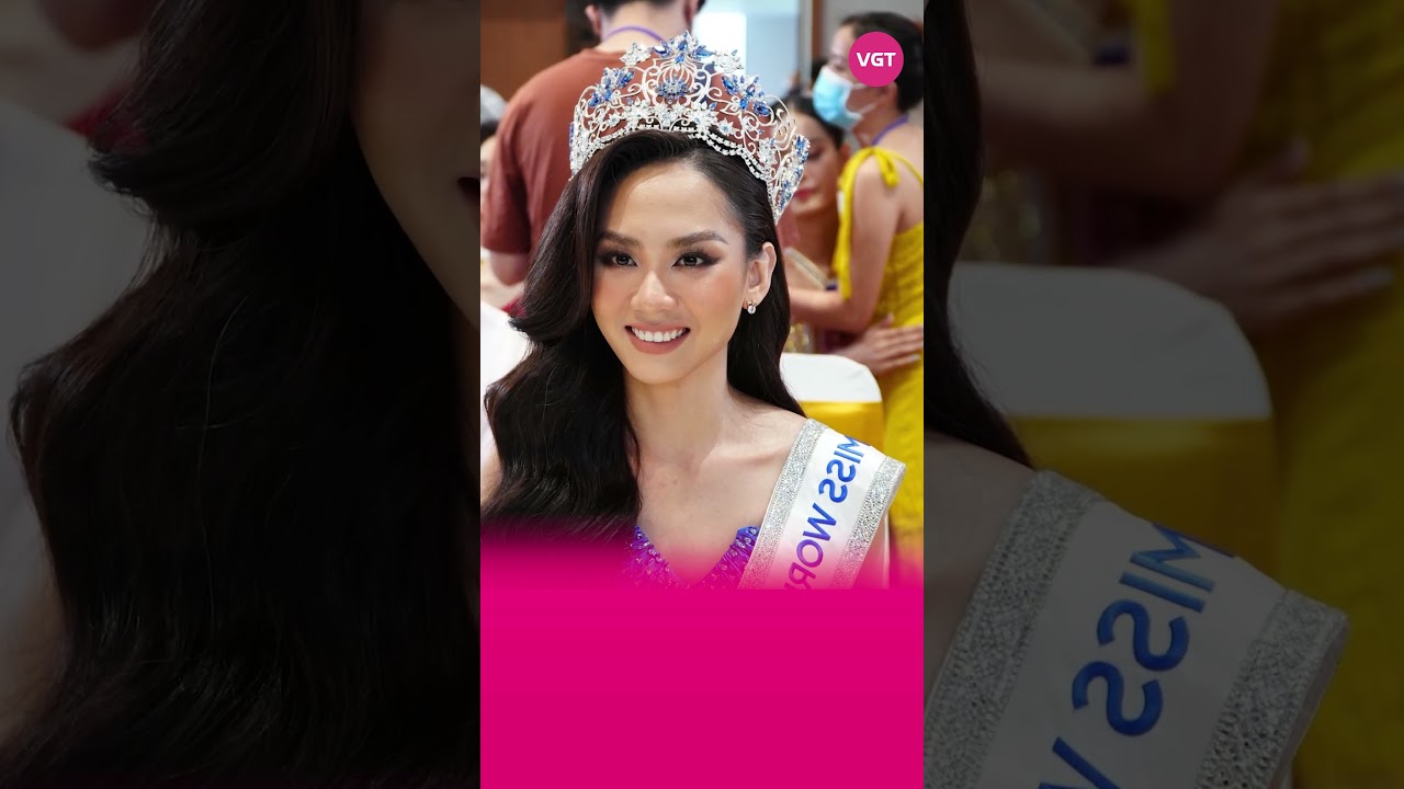 Mai Phương bứt phá, lọt top 3 vote tại Miss World