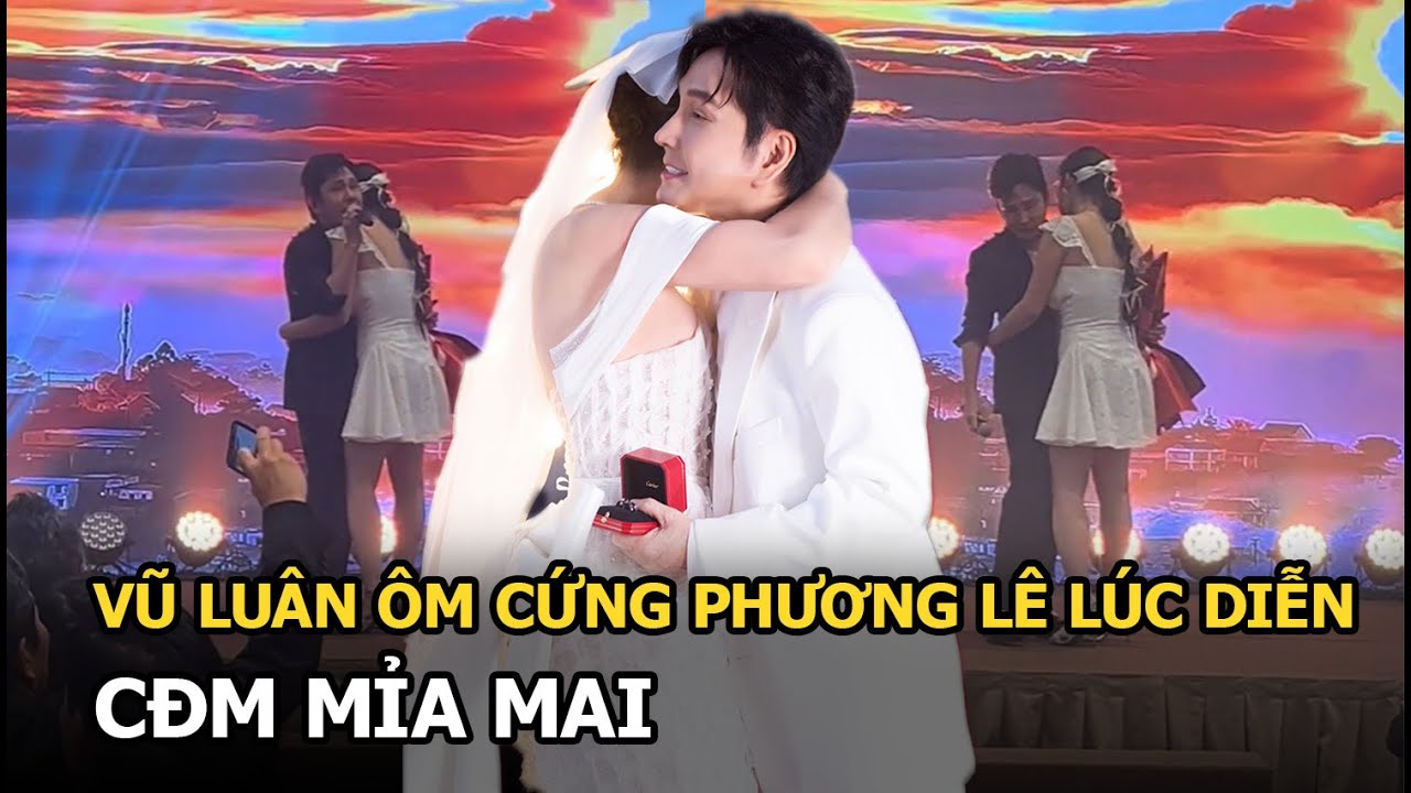 Vũ Luân ôm cứng Phương Lê lúc diễn, CĐM mỉa mai