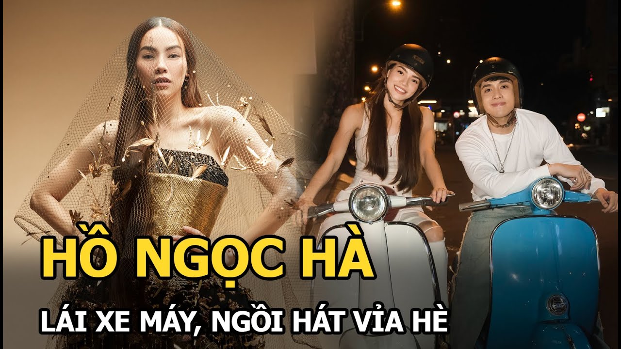 Hồ Ngọc Hà lái xe máy, ngồi hát vỉa hè cùng Noo Phước Thịnh, nhan sắc gây mê hoặc