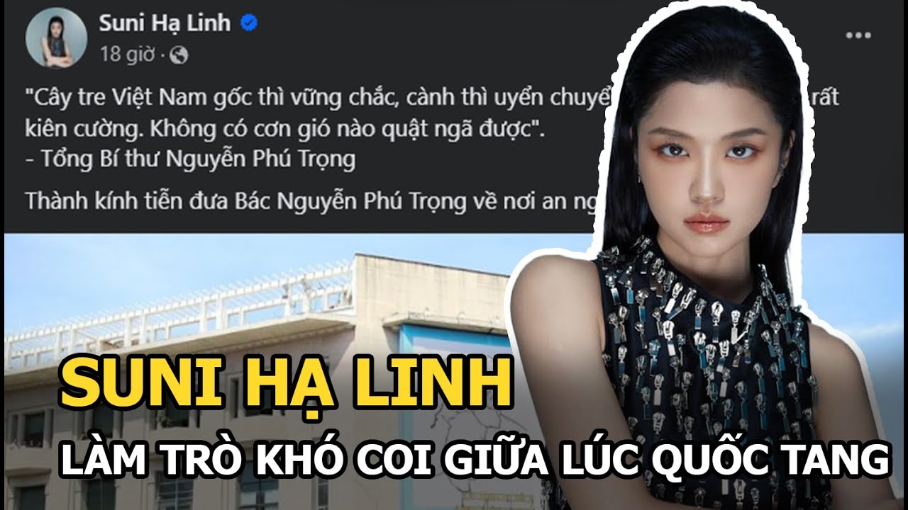 Suni Hạ Linh làm trò khó coi giữa lúc Quốc tang