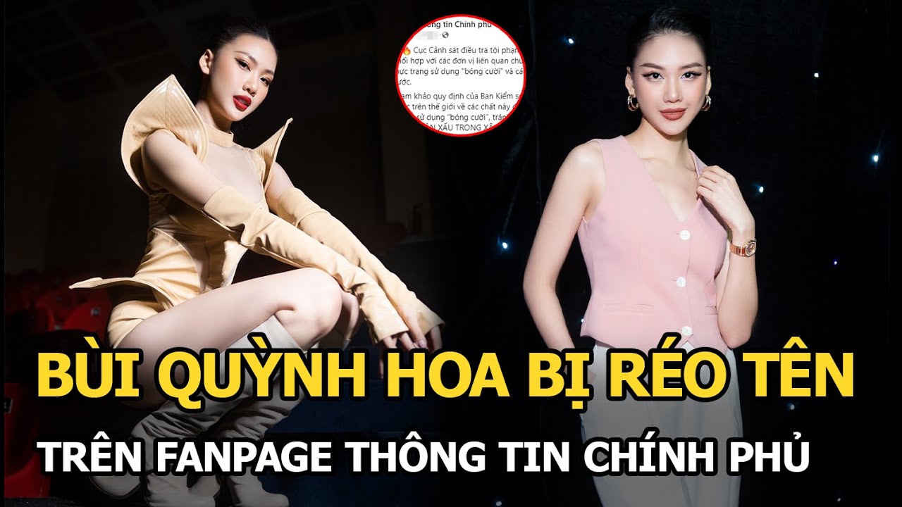 Bùi Quỳnh Hoa bị réo tên trên fanpage Thông tin Chính phủ, CĐM đồng loạt đòi tước vương miện