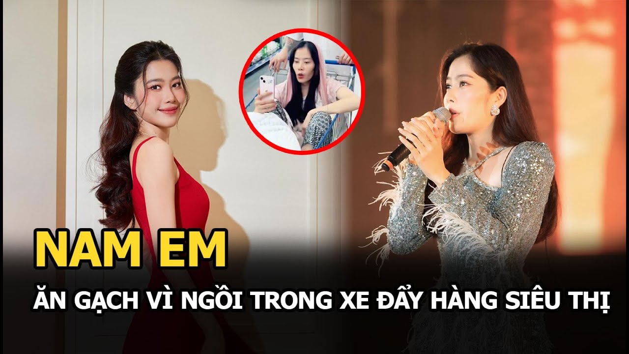 Nam Em ăn gạch vì ngồi trong xe đẩy hàng siêu thị