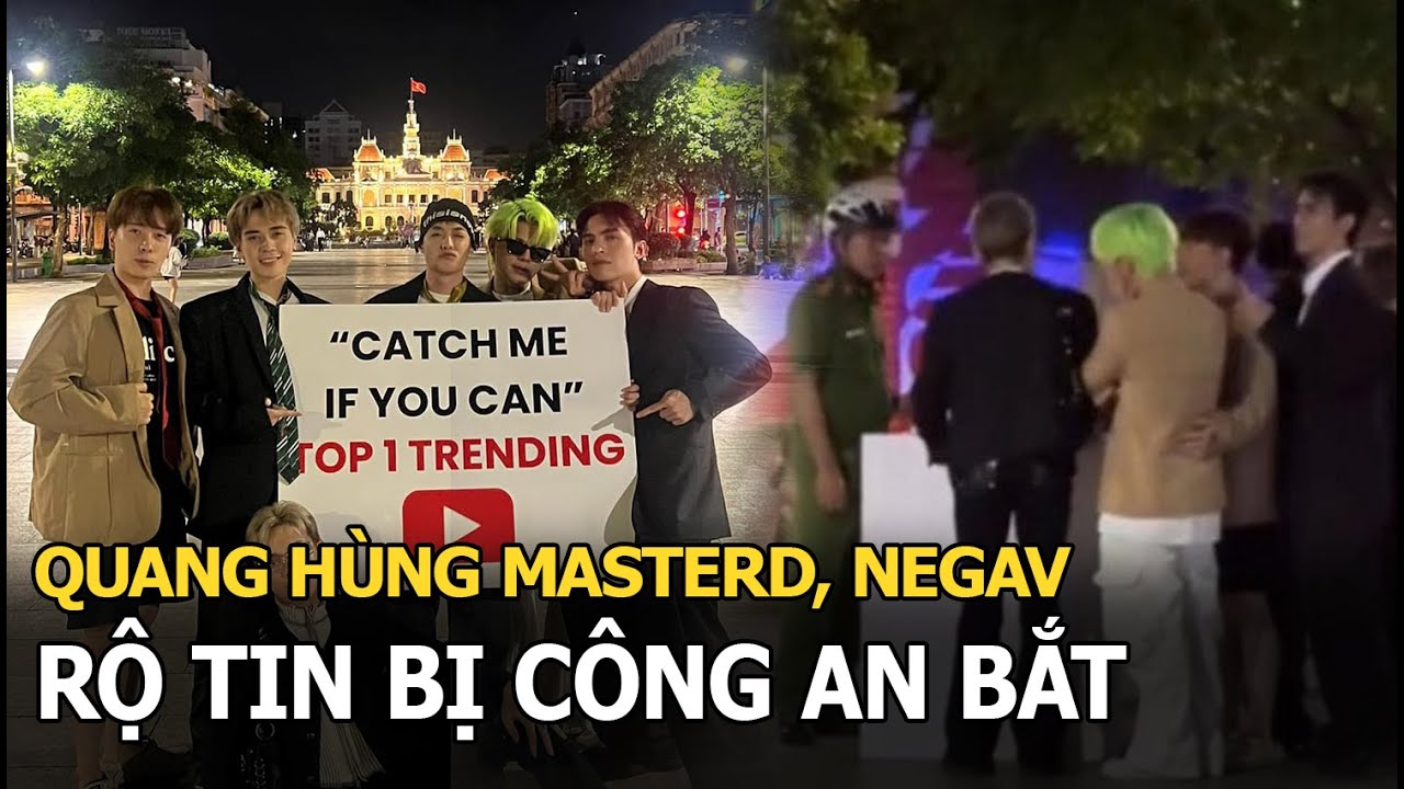 Quang Hùng MasterD, Negav rộ tin bị công an bắt