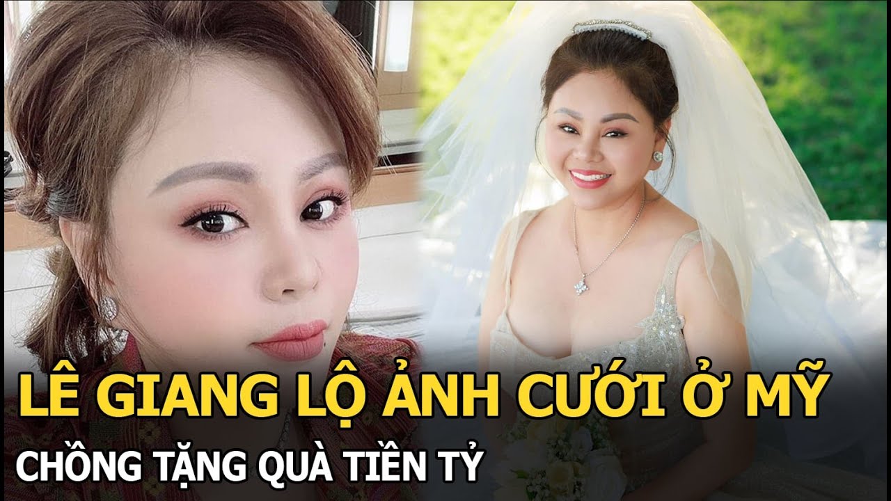 Lê Giang lộ ảnh cưới ở Mỹ, chồng tặng quà tiền tỷ?