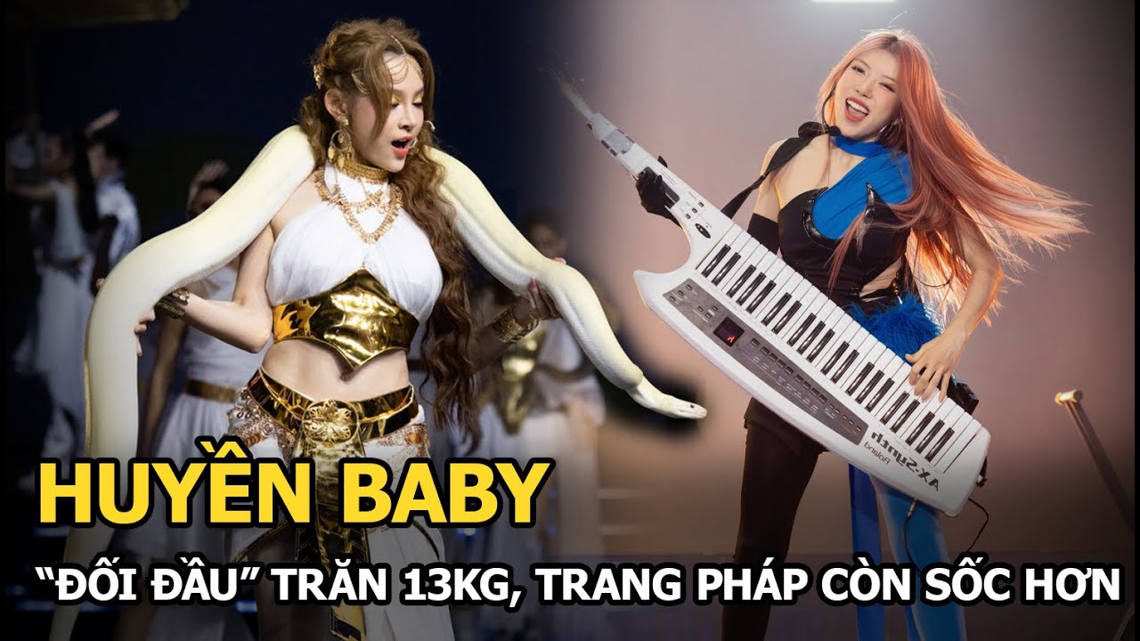 Huyền Baby "đối đầu" trăn 13kg, Trang Pháp sốc hơn