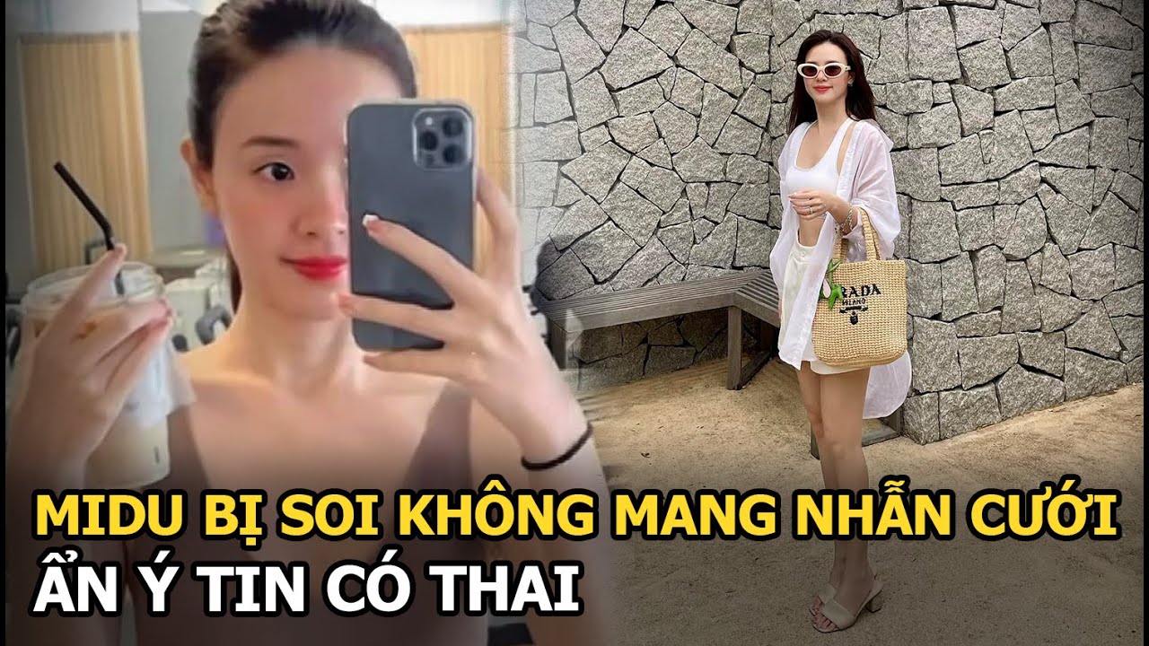 Midu bị soi không mang nhẫn cưới, ẩn ý tin có thai