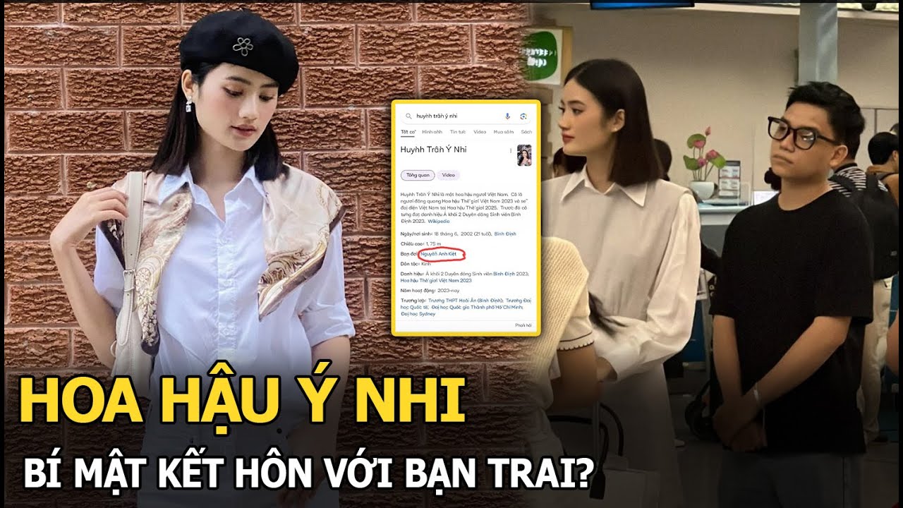 Hoa hậu Ý Nhi bí mật kết hôn với bạn trai?