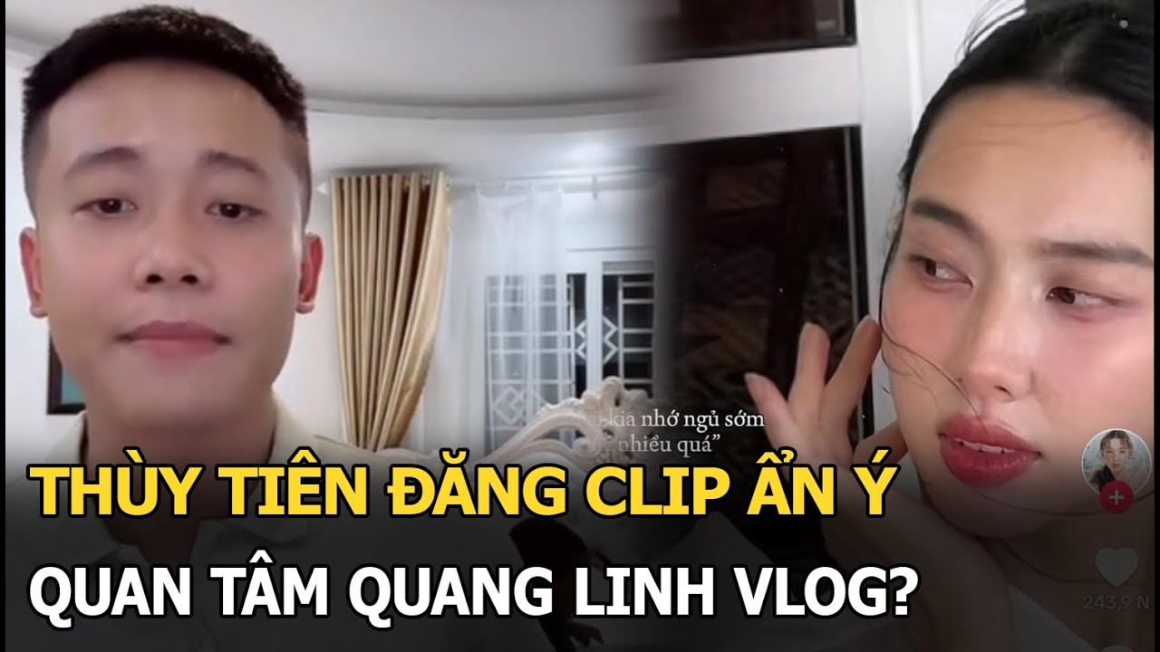 Thuỳ Tiên đăng clip ẩn ý quan tâm Quang Linh Vlog?