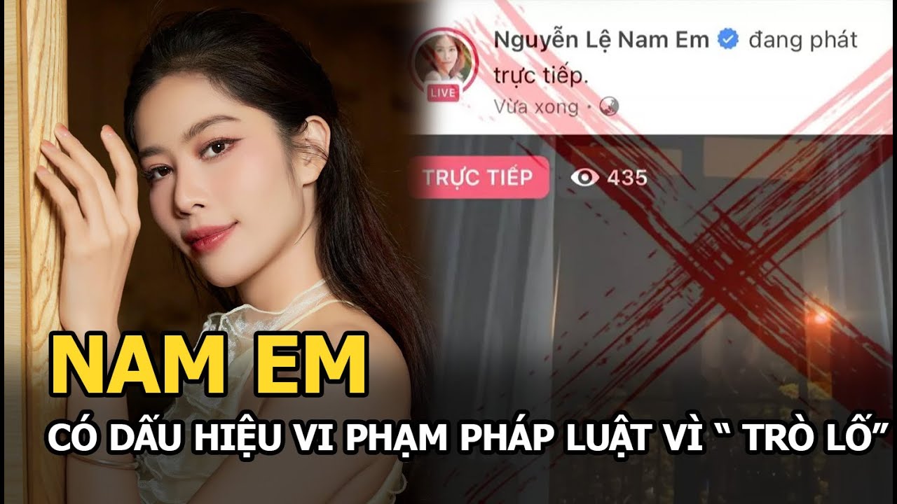 Nam Em có dấu hiệu vi phạm pháp luật vì "trò lố"