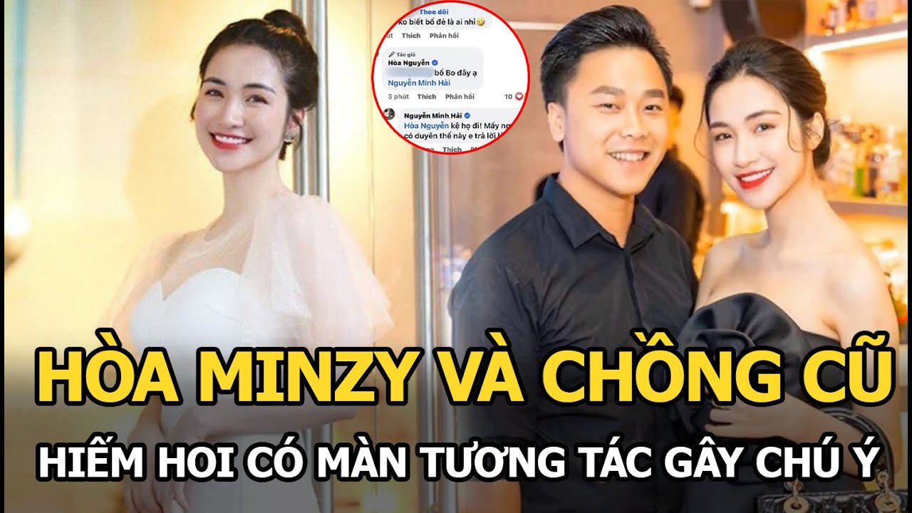 Hòa Minzy và chồng cũ hiếm hoi có màn tương tác gây chú ý, hé lộ việc hệ trọng liên quan đến bé Bo