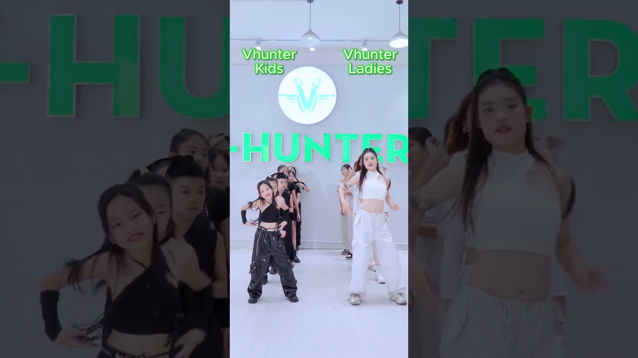 VHUNTER Kids và VHUNTER Ladies Battle! Who Will Win? Part 2#dancecover #vhunter #fyp #viral #kpop