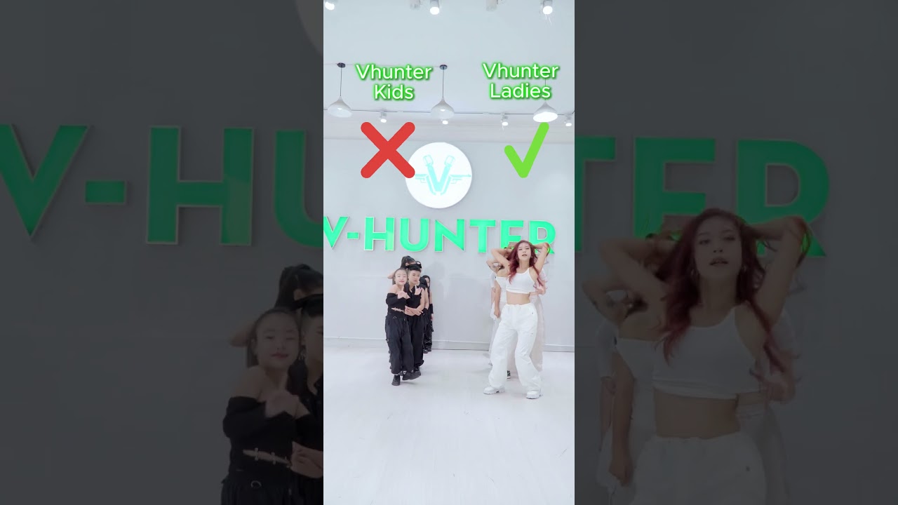 VHUNTER Kids và VHUNTER Ladies Battle! Who Will Win? Part 5 #vhunter #kpopdance #random #dance