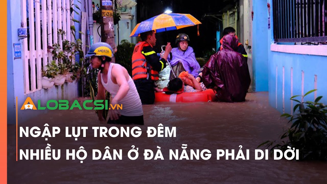 Ngập lụt trong đêm, nhiều hộ dân ở Đà Nẵng phải di dời