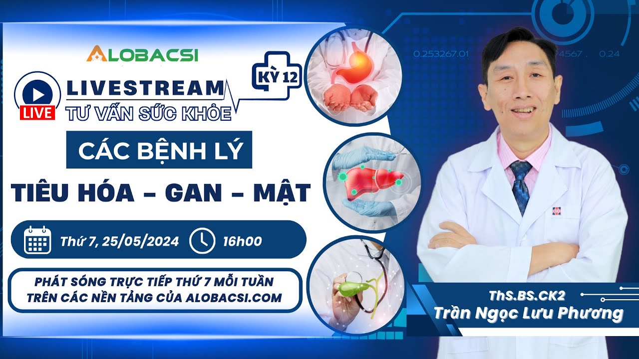 Số 12 | Trào ngược dạ dày thực quản, Đau dạ dày, táo bón, viêm gan...