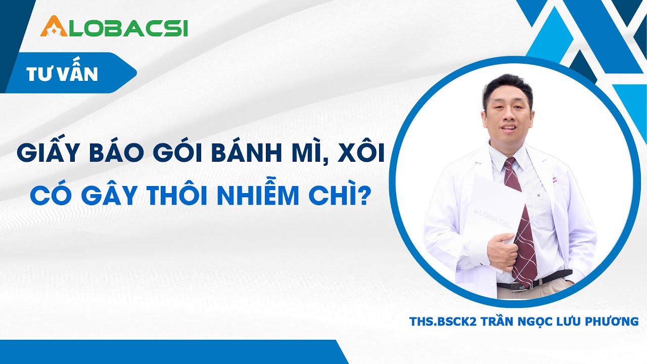 Giấy báo gói bánh mì, xôi có gây thôi nhiễm chì?