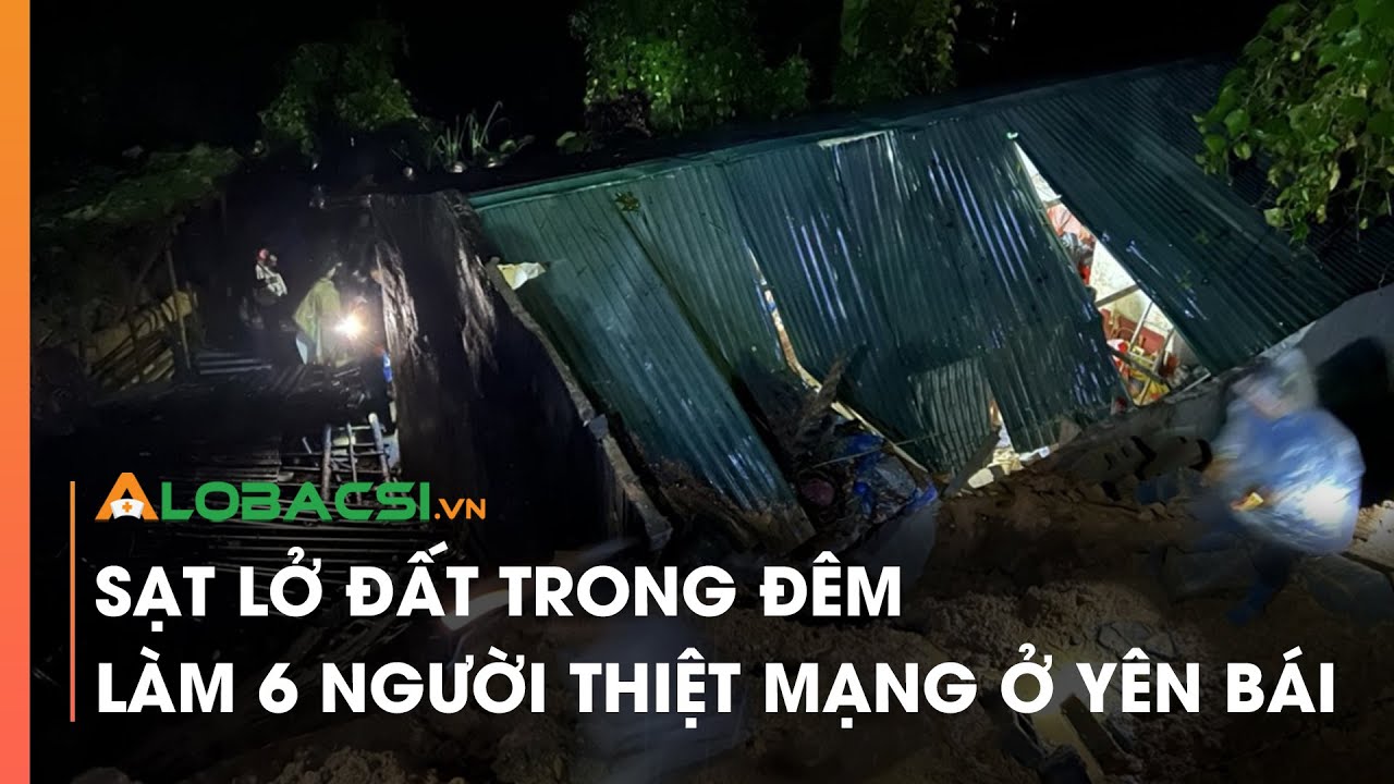 Sạt lở đất trong đêm làm 6 người thiệt mạng ở Yên Bái