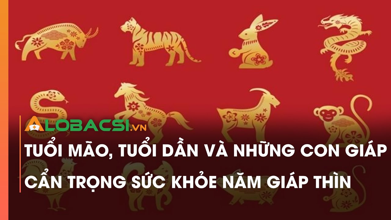 Tuổi Mão, tuổi Dần và những con giáp cẩn trọng sức khỏe năm Giáp Thìn