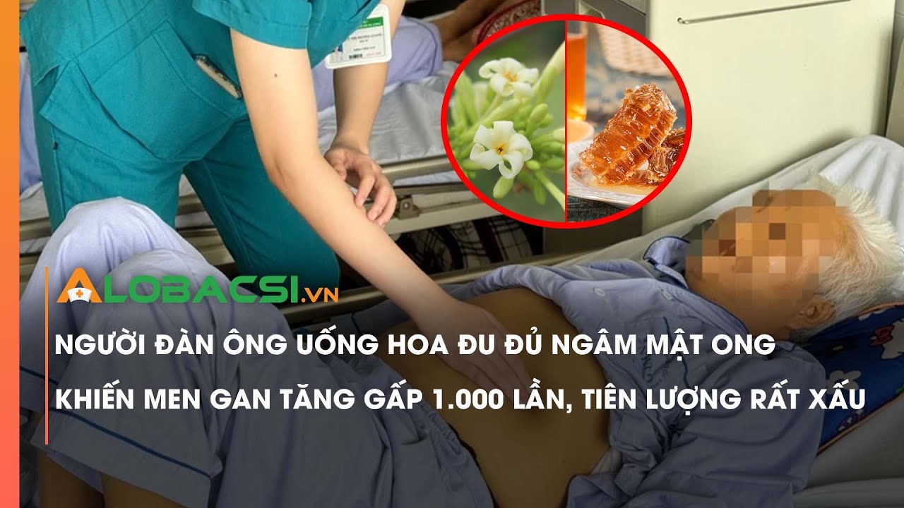 Người đàn ông uống hoa đu đủ ngâm mật ong khiến men gan tăng gấp 1.000 lần, tiên lượng rất xấu